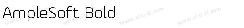 AmpleSoft Bold字体转换